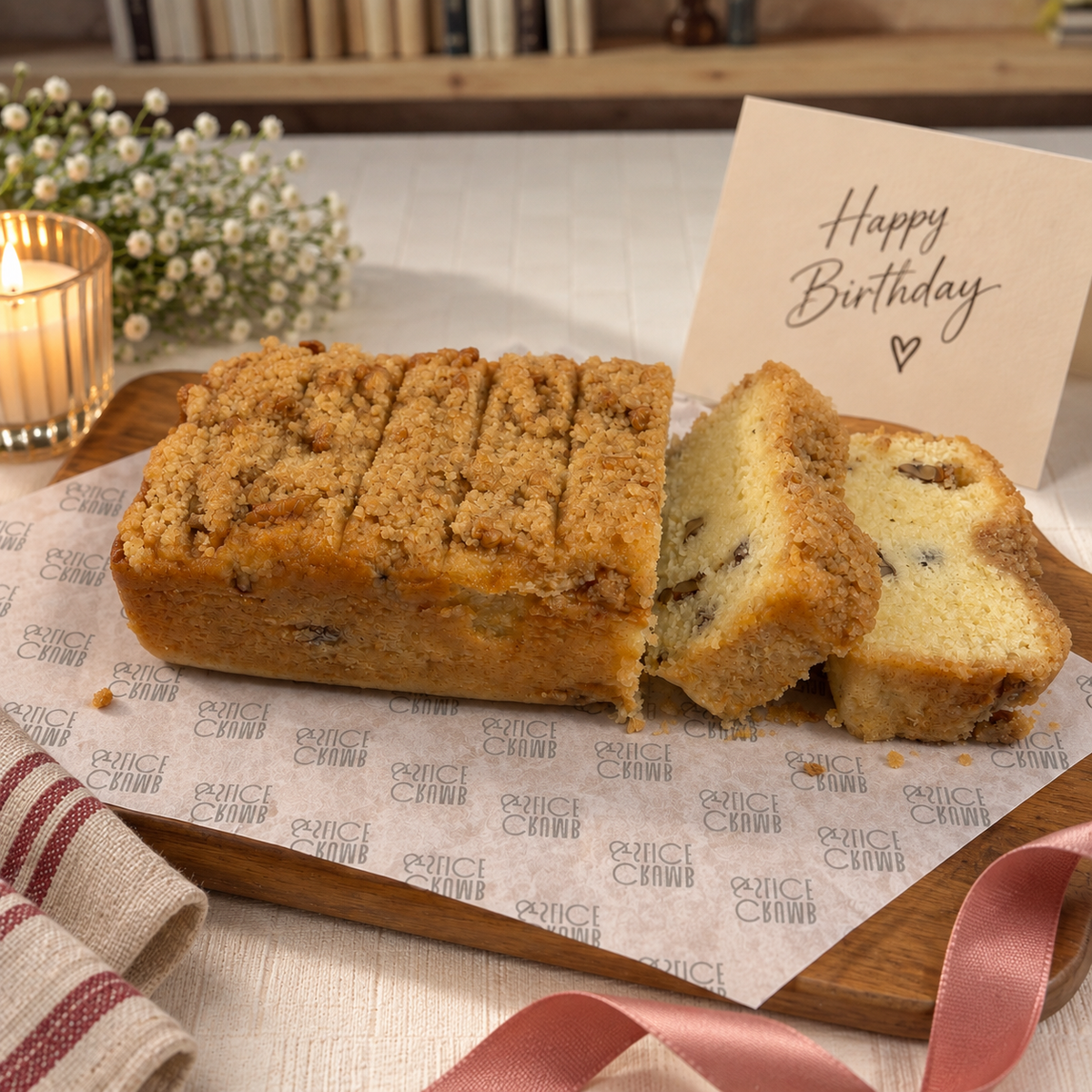 Walnut Crumble Tea Cake